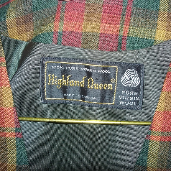 vintage plaid vest - Picture 3 of 3
